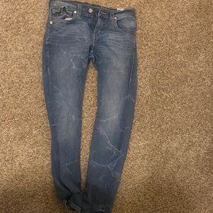 True Religion Dark and Light Blue Denim Jeans